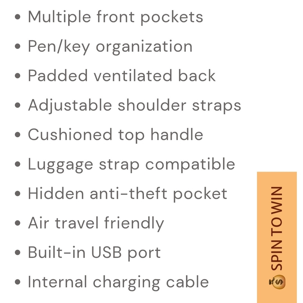 Gray And Black Multi-Compartment Backpack With La… - image 4